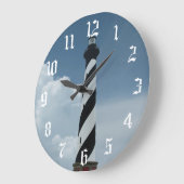 Cape Hatteras Lighthouse Große Wanduhr (Winkel)