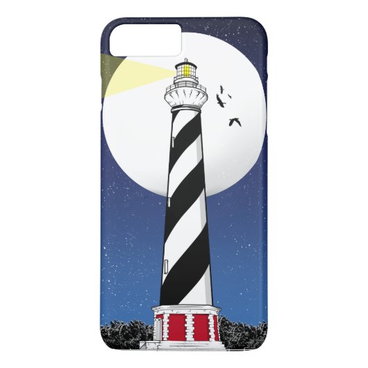 Cape Hatteras Lighthouse ILLUSTRATION Case-Mate iPhone Hülle (Rückseite)