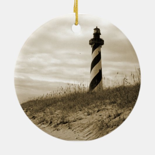 Cape Hatteras Lighthouse Keramikornament (Hinten)