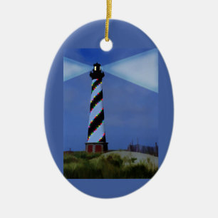 CApe Hatteras Lighthouse Keramikornament