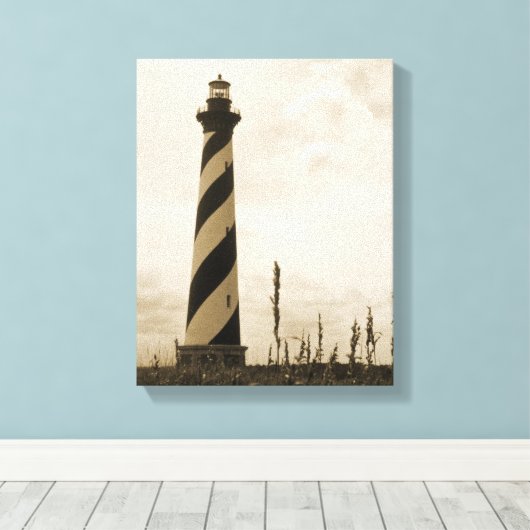 Cape Hatteras Lighthouse Leinwanddruck (Insitu (Holzboden))
