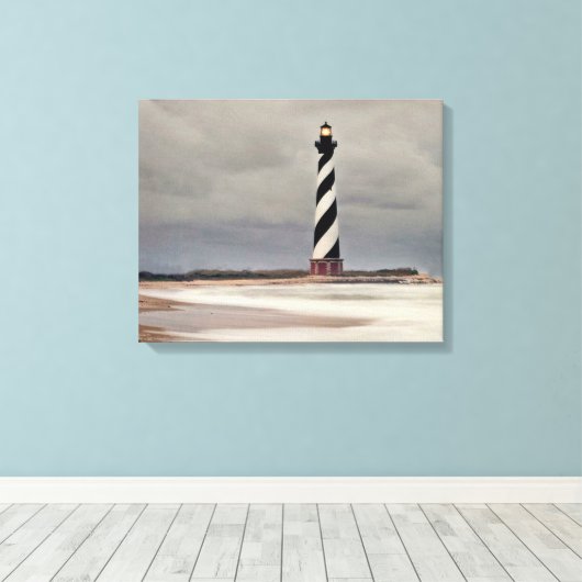 CAPE HATTERAS LIGHTHOUSE LEINWANDDRUCK (Insitu (Holzboden))