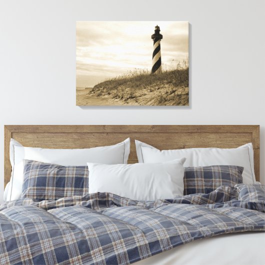 Cape Hatteras Lighthouse Leinwanddruck (Insitu (Schlafzimmer))