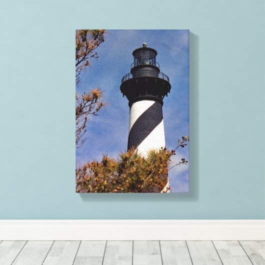 Cape Hatteras Lighthouse Leinwanddruck (Insitu (Holzboden))