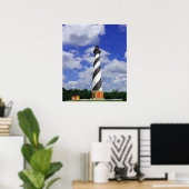 Cape Hatteras Lighthouse Malerei Poster (Heimbüro)