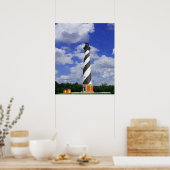Cape Hatteras Lighthouse Malerei Poster (Küche)