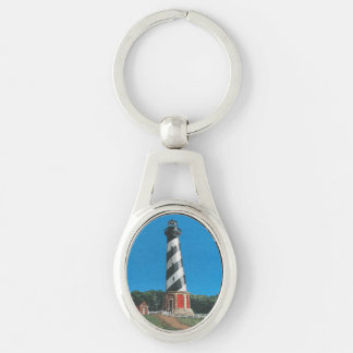 Cape Hatteras Lighthouse Metal Schlüsselanhänger