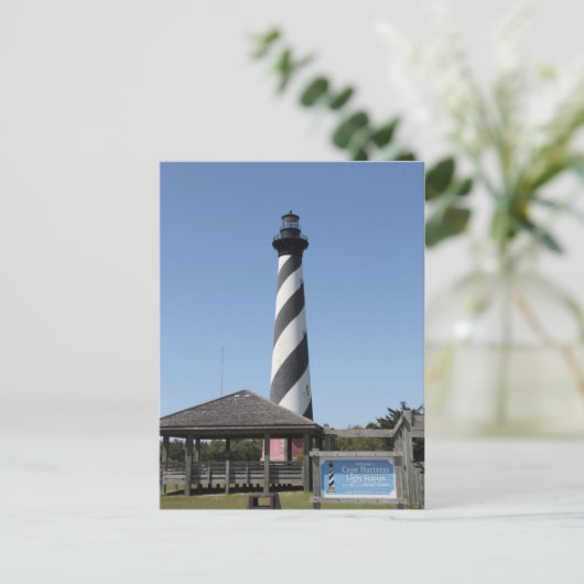 Cape Hatteras Lighthouse NC, Postkarte (Stehend Vorderseite)