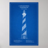 Cape Hatteras Lighthouse - North Carolina - AD Poster (Vorne)