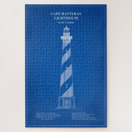 Cape Hatteras Lighthouse - North Carolina - AD Puzzle (Vertikal)