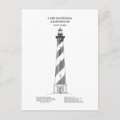 Cape Hatteras Lighthouse - North Carolina - BD Postkarte (Vorderseite)