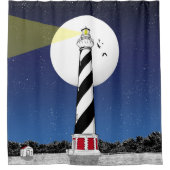 Cape Hatteras Lighthouse North Carolina Duschvorhang (Vorderseite)