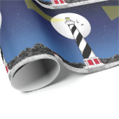 Cape Hatteras Lighthouse North Carolina Geschenkpapier (Rolleneckpunkt)