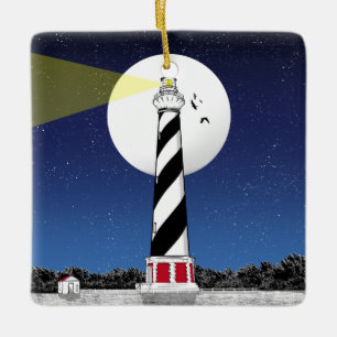 Cape Hatteras Lighthouse North Carolina Keramikornament