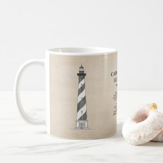 Cape Hatteras Lighthouse - North Carolina - SBD Kaffeetasse (Mit Donut)