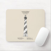 Cape Hatteras Lighthouse - North Carolina - SBD Mousepad (Mit Mouse)