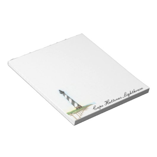 Cape Hatteras Lighthouse Notepad Notizblock (angewinkelt)