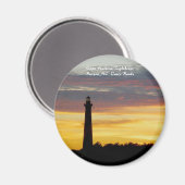 Cape Hatteras Lighthouse OBX Magnet (Vorderseite/Rückseite)