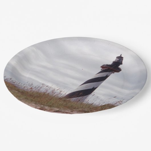 Cape Hatteras Lighthouse Pappteller (Schrägansicht)