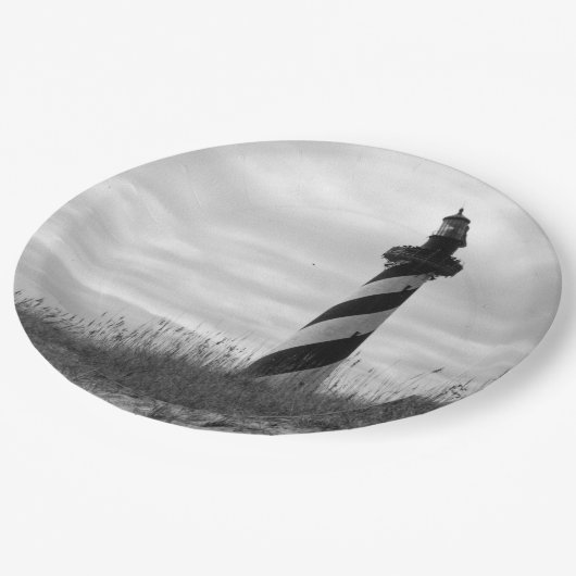 Cape Hatteras Lighthouse Pappteller (Schrägansicht)