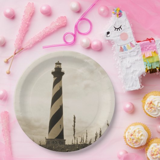 Cape Hatteras Lighthouse Pappteller (Party)