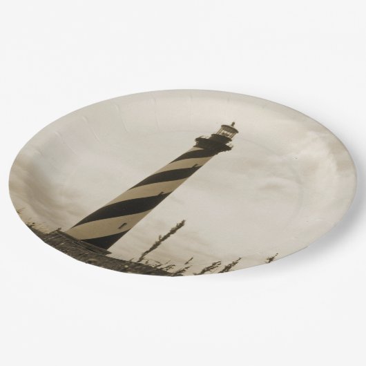 Cape Hatteras Lighthouse Pappteller (Schrägansicht)