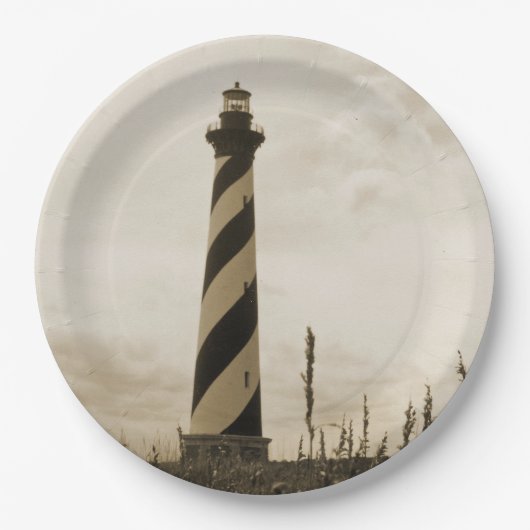 Cape Hatteras Lighthouse Pappteller (Vorderseite)