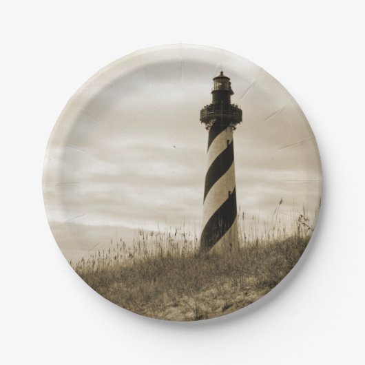 Cape Hatteras Lighthouse Pappteller (Vorderseite)