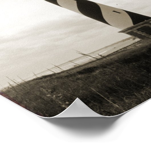Cape Hatteras Lighthouse Poster (Ecke)