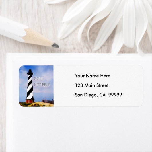 Cape Hatteras Lighthouse Poster Text Cape Hatteras (Insitu)