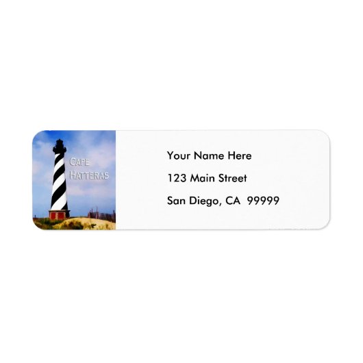 Cape Hatteras Lighthouse Poster Text Cape Hatteras (Vorne)
