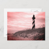 Cape Hatteras Lighthouse Postkarte (Vorne/Hinten)