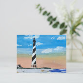 Cape Hatteras Lighthouse Postkarte (Stehend Vorderseite)