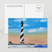Cape Hatteras Lighthouse Postkarte (Vorne/Hinten)