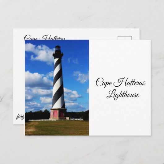Cape Hatteras Lighthouse Postkarte (Vorne/Hinten)