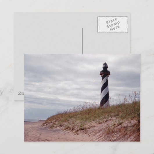 Cape Hatteras Lighthouse Postkarte (Vorne/Hinten)