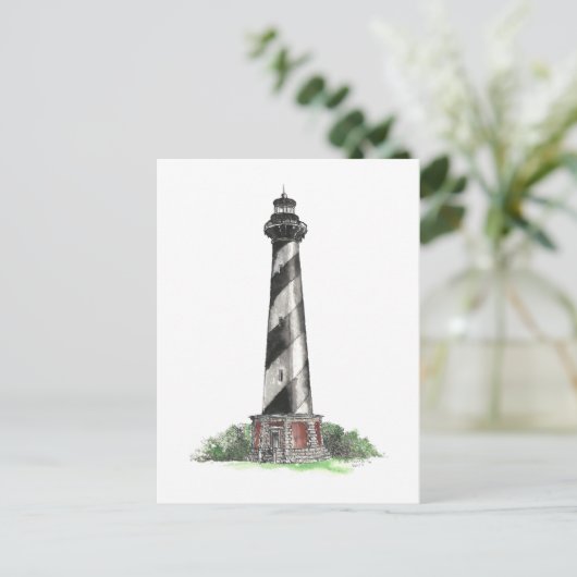 Cape Hatteras Lighthouse Postkarte (Stehend Vorderseite)