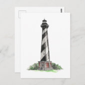 Cape Hatteras Lighthouse Postkarte (Vorne/Hinten)