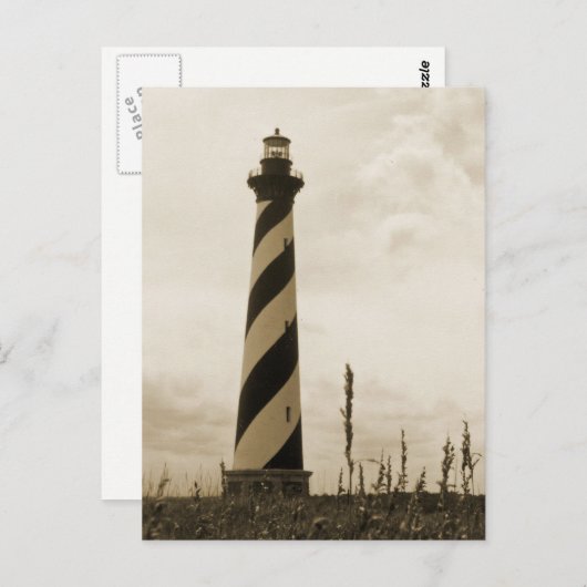 Cape Hatteras Lighthouse Postkarte (Vorne/Hinten)