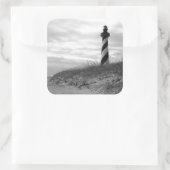 Cape Hatteras Lighthouse Quadratischer Aufkleber (Tasche)