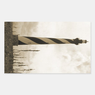 Cape Hatteras Lighthouse Rechteckiger Aufkleber