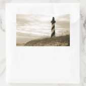 Cape Hatteras Lighthouse Rechteckiger Aufkleber (Tasche)