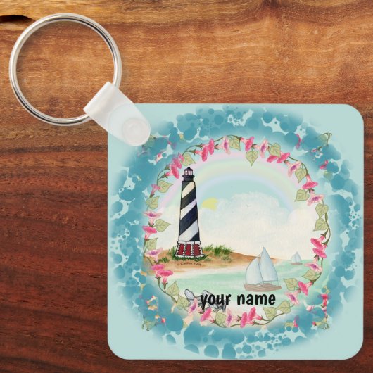 Cape Hatteras Lighthouse Schlüsselanhänger (Vorderseite)