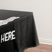 Cape Hatteras Lighthouse Schwarzweiß Tischdecke (Beispiel)