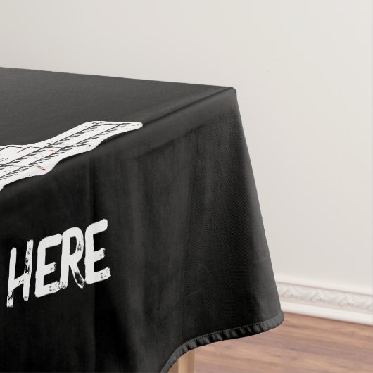 Cape Hatteras Lighthouse Schwarzweiß Tischdecke (Beispiel)