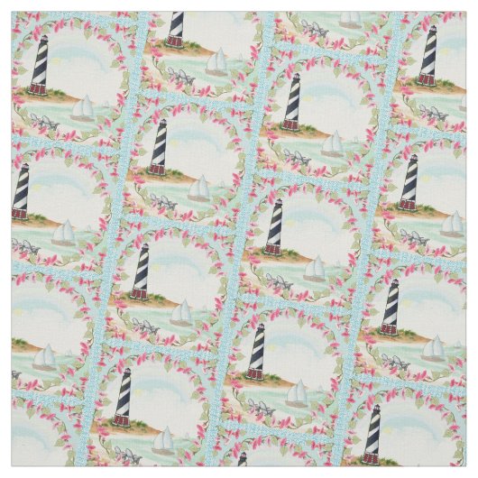 Cape Hatteras Lighthouse Stoff (Muster)