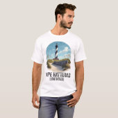 Cape Hatteras Lighthouse Vintag T-Shirt (Vorne ganz)