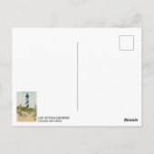 Cape Hatteras Lighthouse Watercolor Postkarte (Rückseite)