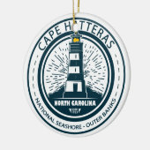 Cape Hatteras National Seashore Außenbanken Keramik Ornament (Links)