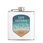 Cape Hatteras National Seashore Seagulas Flachmann (Vorderseite)